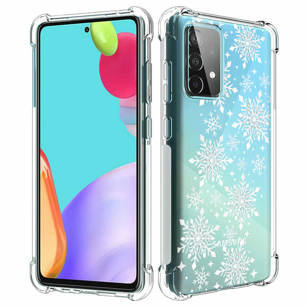 Snowflake 2 Print Slim Cover For Samsung Galaxy A (A42, A35, A25, A15, A11, A03S), Print in USA