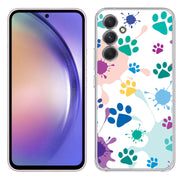 Paw Color 2 Print Slim Cover For Samsung Galaxy A (A42, A35, A25, A15, A11, A03S), Print in USA