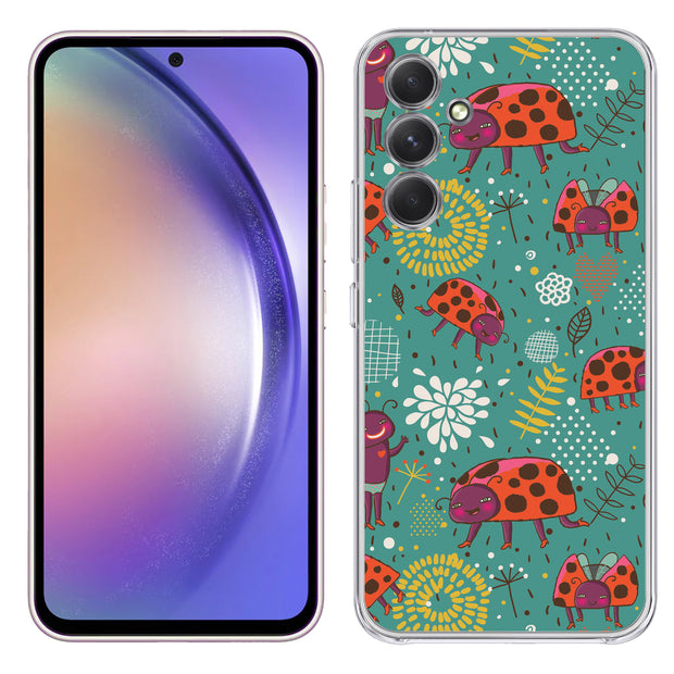 Ladybugs 1 Print Slim Cover For Samsung Galaxy A (A42, A35, A25, A15, A11, A03S), Print in USA