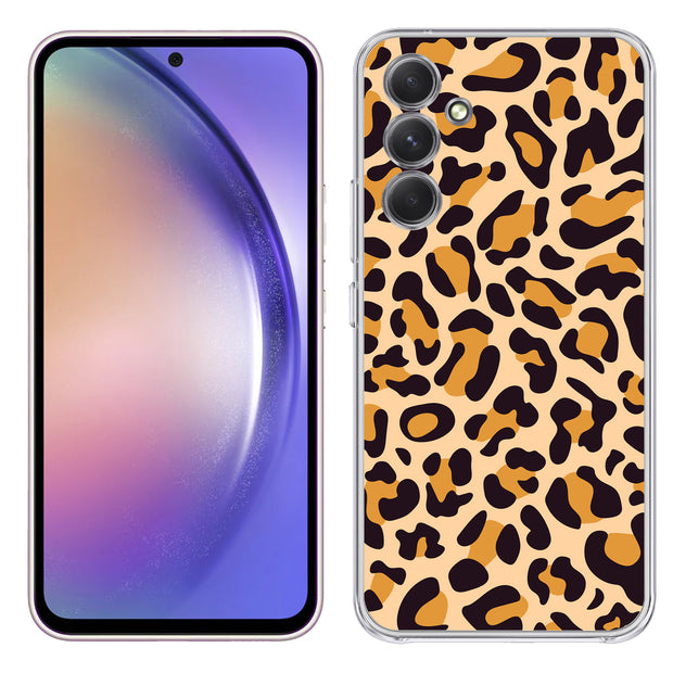 Leopard 2 Print Slim Cover For Samsung Galaxy A (A42, A35, A25, A15, A11, A03S), Print in USA