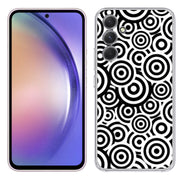 Circles Print Slim Cover For Samsung Galaxy A (A42, A35, A25, A15, A11, A03S), Print in USA