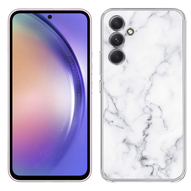 Black Marble 2 Print Slim Cover For Samsung Galaxy A (A42, A35, A25, A15, A11, A03S), Print in USA