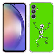 Skeleton Dance Print Slim Cover For Samsung Galaxy A (A42, A35, A25, A15, A11, A03S), Print in USA