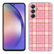 Plaid Pattern 4 Print Slim Cover For Samsung Galaxy A (A42, A35, A25, A15, A11, A03S), Print in USA