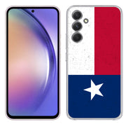 Texas Flag Print Slim Cover For Samsung Galaxy A (A42, A35, A25, A15, A11, A03S), Print in USA