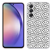 Polka Dots Blk Print Slim Cover For Samsung Galaxy A (A42, A35, A25, A15, A11, A03S), Print in USA