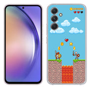 Retro Games 3 Print Slim Cover For Samsung Galaxy A (A42, A35, A25, A15, A11, A03S), Print in USA