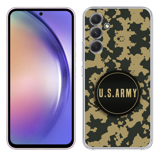 US Army 1 Print Slim Cover For Samsung Galaxy A (A42, A35, A25, A15, A11, A03S), Print in USA