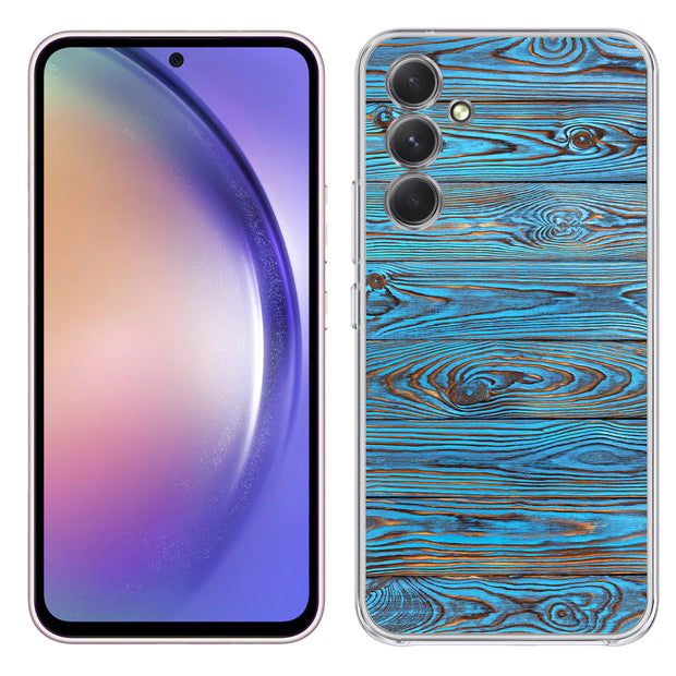 Wood 2 Print Slim Cover For Samsung Galaxy A (A42, A35, A25, A15, A11, A03S), Print in USA