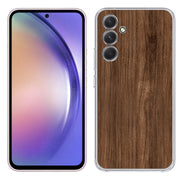 Wood 3 Print Slim Cover For Samsung Galaxy A (A42, A35, A25, A15, A11, A03S), Print in USA