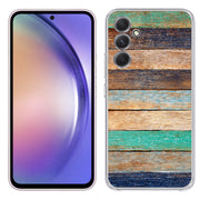 Wood 5 Print Slim Cover For Samsung Galaxy A (A42, A35, A25, A15, A11, A03S), Print in USA