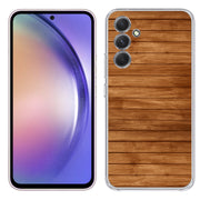 Wood 14 Print Slim Cover For Samsung Galaxy A (A42, A35, A25, A15, A11, A03S), Print in USA