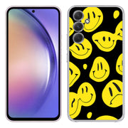 Smiley Face Print Slim Cover For Samsung Galaxy A (A42, A35, A25, A15, A11, A03S), Print in USA