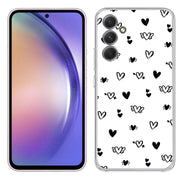 Flying Hearts Print Slim Cover For Samsung Galaxy A (A42, A35, A25, A15, A11, A03S), Print in USA