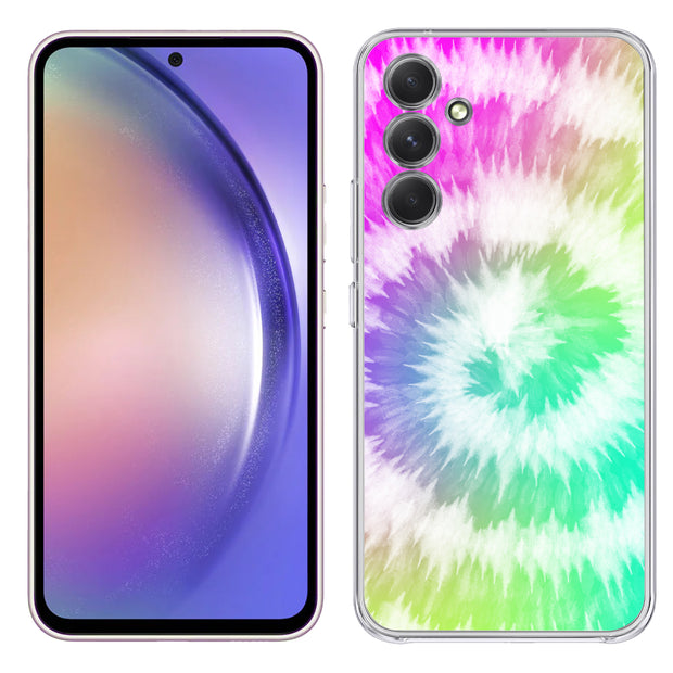 Tie Dye Art 1 Print Slim Cover For Samsung Galaxy A (A42, A35, A25, A15, A11, A03S), Print in USA