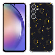 Moon Sun Stars Print Slim Cover For Samsung Galaxy A (A42, A35, A25, A15, A11, A03S), Print in USA