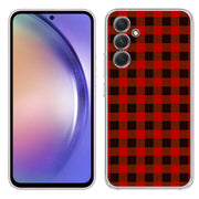 Classic Plaid Print Slim Cover For Samsung Galaxy A (A42, A35, A25, A15, A11, A03S), Print in USA