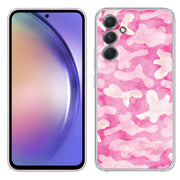 Girly Camo Pink Print Slim Cover For Samsung Galaxy A (A42, A35, A25, A15, A11, A03S), Print in USA