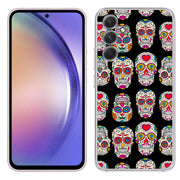 Cute Skull Head Print Slim Cover For Samsung Galaxy A (A42, A35, A25, A15, A11, A03S), Print in USA