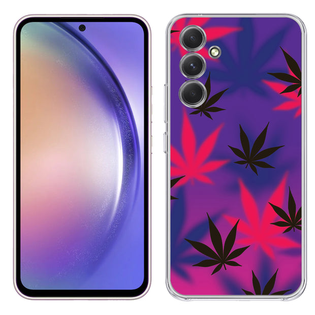 Marijuana 1 Print Slim Cover For Samsung Galaxy A (A42, A35, A25, A15, A11, A03S), Print in USA