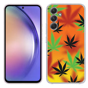 Color Marijuana Print Slim Cover For Samsung Galaxy A (A42, A35, A25, A15, A11, A03S), Print in USA