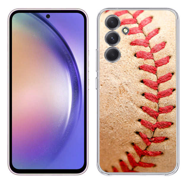 Baseball 2 Print Slim Cover For Samsung Galaxy A (A42, A35, A25, A15, A11, A03S), Print in USA