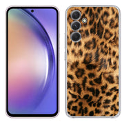 Leopard Skin Print Slim Cover For Samsung Galaxy A (A42, A35, A25, A15, A11, A03S), Print in USA