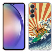 Japanese Tiger Print Slim Cover For Samsung Galaxy A (A42, A35, A25, A15, A11, A03S), Print in USA