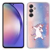 Unicorn Dab Print Slim Cover For Samsung Galaxy A (A42, A35, A25, A15, A11, A03S), Print in USA