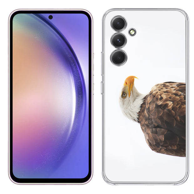 Eagle Photo Print Slim Cover For Samsung Galaxy A (A42, A35, A25, A15, A11, A03S), Print in USA