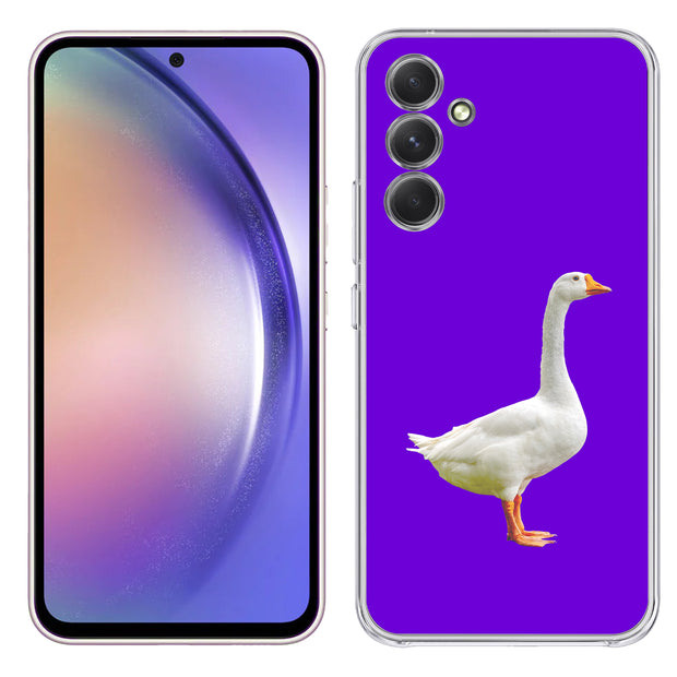 Goose Photo Print Slim Cover For Samsung Galaxy A (A42, A35, A25, A15, A11, A03S), Print in USA