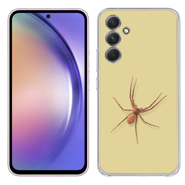 Spider Photo Print Slim Cover For Samsung Galaxy A (A42, A35, A25, A15, A11, A03S), Print in USA