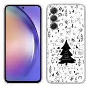 Wish You A Xmas Print Slim Cover For Samsung Galaxy A (A42, A35, A25, A15, A11, A03S), Print in USA