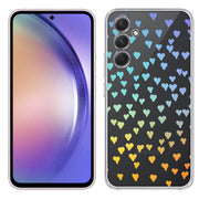 Gradient Hearts Print Slim Cover For Samsung Galaxy A (A42, A35, A25, A15, A11, A03S), Print in USA