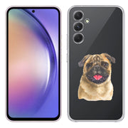 Dog Painting j Print Slim Cover For Samsung Galaxy A (A42, A35, A25, A15, A11, A03S), Print in USA