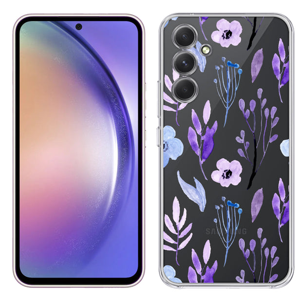 Flower 5 Print Slim Cover For Samsung Galaxy A (A42, A35, A25, A15, A11, A03S), Print in USA