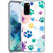 Paw Color 2 Print Slim Cover For Samsung Galaxy S (S24, S23, S22, S21 / Plus, FE, Ultra), Print in USA