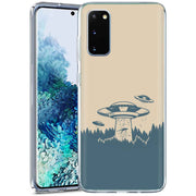 Alien Kidnap Print Slim Cover For Samsung Galaxy S (S24, S23, S22, S21 / Plus, FE, Ultra), Print in USA