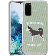 Husky Dog Print Slim Cover For Samsung Galaxy S (S24, S23, S22, S21 / Plus, FE, Ultra), Print in USA