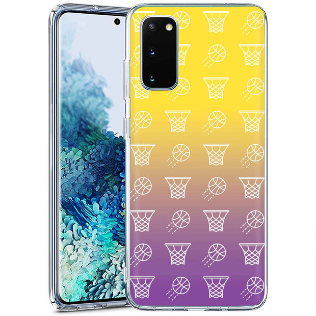 Basketball Print Slim Cover For Samsung Galaxy S (S24, S23, S22, S21 / Plus, FE, Ultra), Print in USA