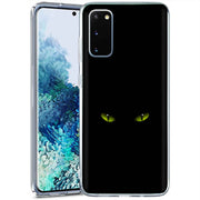 Cat Eyes Print Slim Cover For Samsung Galaxy S (S24, S23, S22, S21 / Plus, FE, Ultra), Print in USA