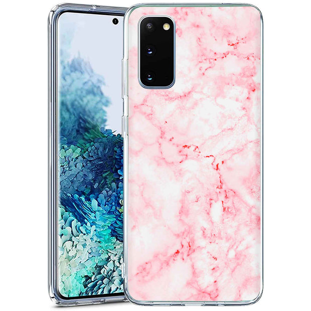 Glossy Marble Print Slim Cover For Samsung Galaxy S (S24, S23, S22, S21 / Plus, FE, Ultra), Print in USA