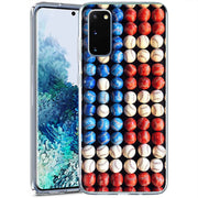 USA Baseball Print Slim Cover For Samsung Galaxy S (S24, S23, S22, S21 / Plus, FE, Ultra), Print in USA