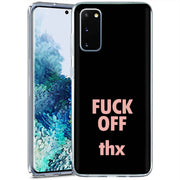 Fun Quote F Off Print Slim Cover For Samsung Galaxy S (S24, S23, S22, S21 / Plus, FE, Ultra), Print in USA