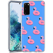 Cute Flamingo Print Slim Cover For Samsung Galaxy S (S24, S23, S22, S21 / Plus, FE, Ultra), Print in USA