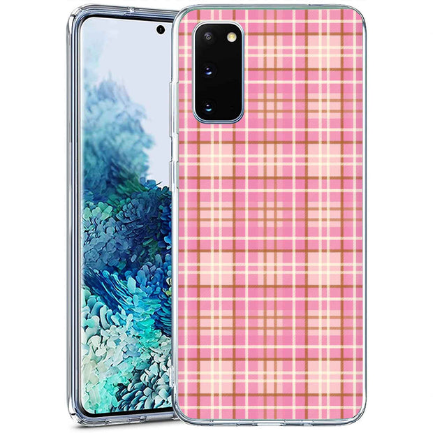 Plaid Pattern 4 Print Slim Cover For Samsung Galaxy S (S24, S23, S22, S21 / Plus, FE, Ultra), Print in USA