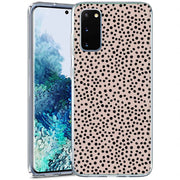 Polka Dots Brn Print Slim Cover For Samsung Galaxy S (S24, S23, S22, S21 / Plus, FE, Ultra), Print in USA