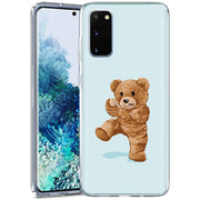 Teddy Fight Print Slim Cover For Samsung Galaxy S (S24, S23, S22, S21 / Plus, FE, Ultra), Print in USA