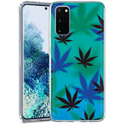 Marijuana Blue Print Slim Cover For Samsung Galaxy S (S24, S23, S22, S21 / Plus, FE, Ultra), Print in USA