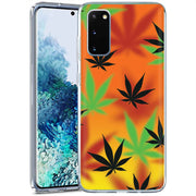 Color Marijuana Print Slim Cover For Samsung Galaxy S (S24, S23, S22, S21 / Plus, FE, Ultra), Print in USA